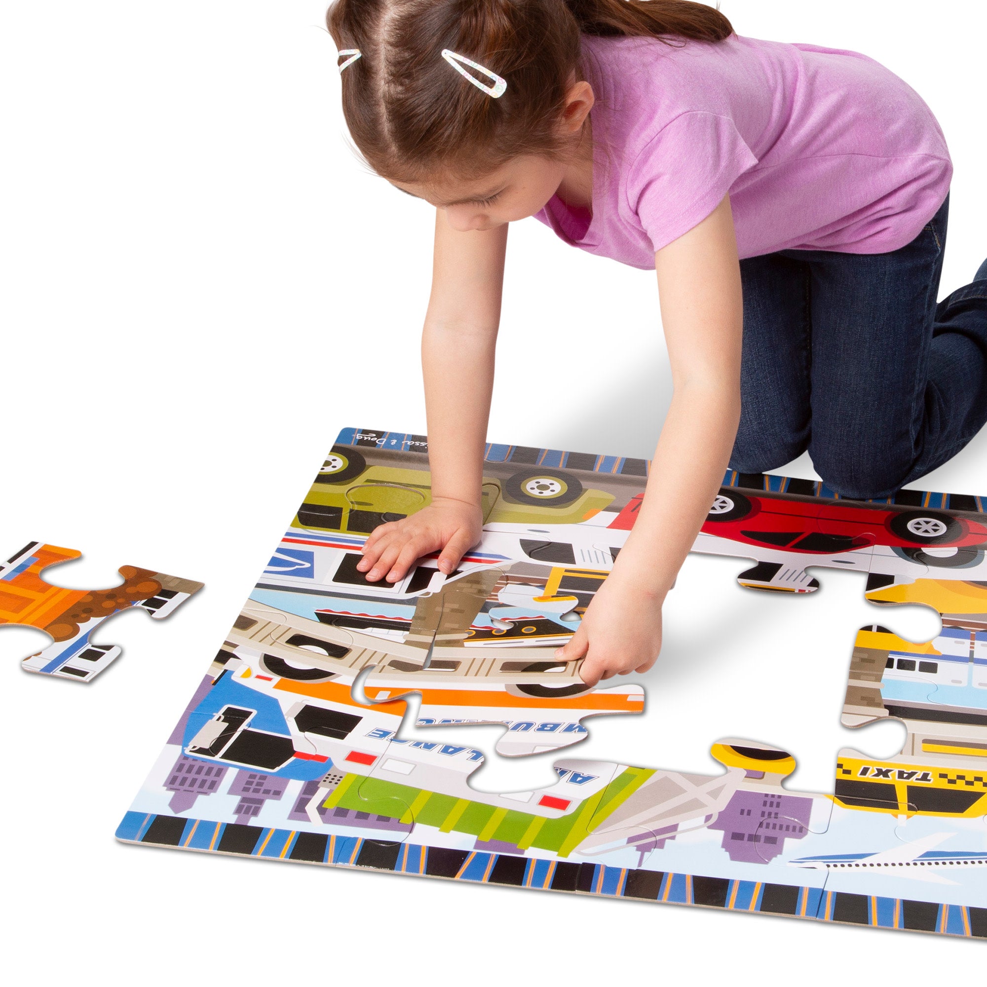 Melissa and doug traffic jam store floor puzzle