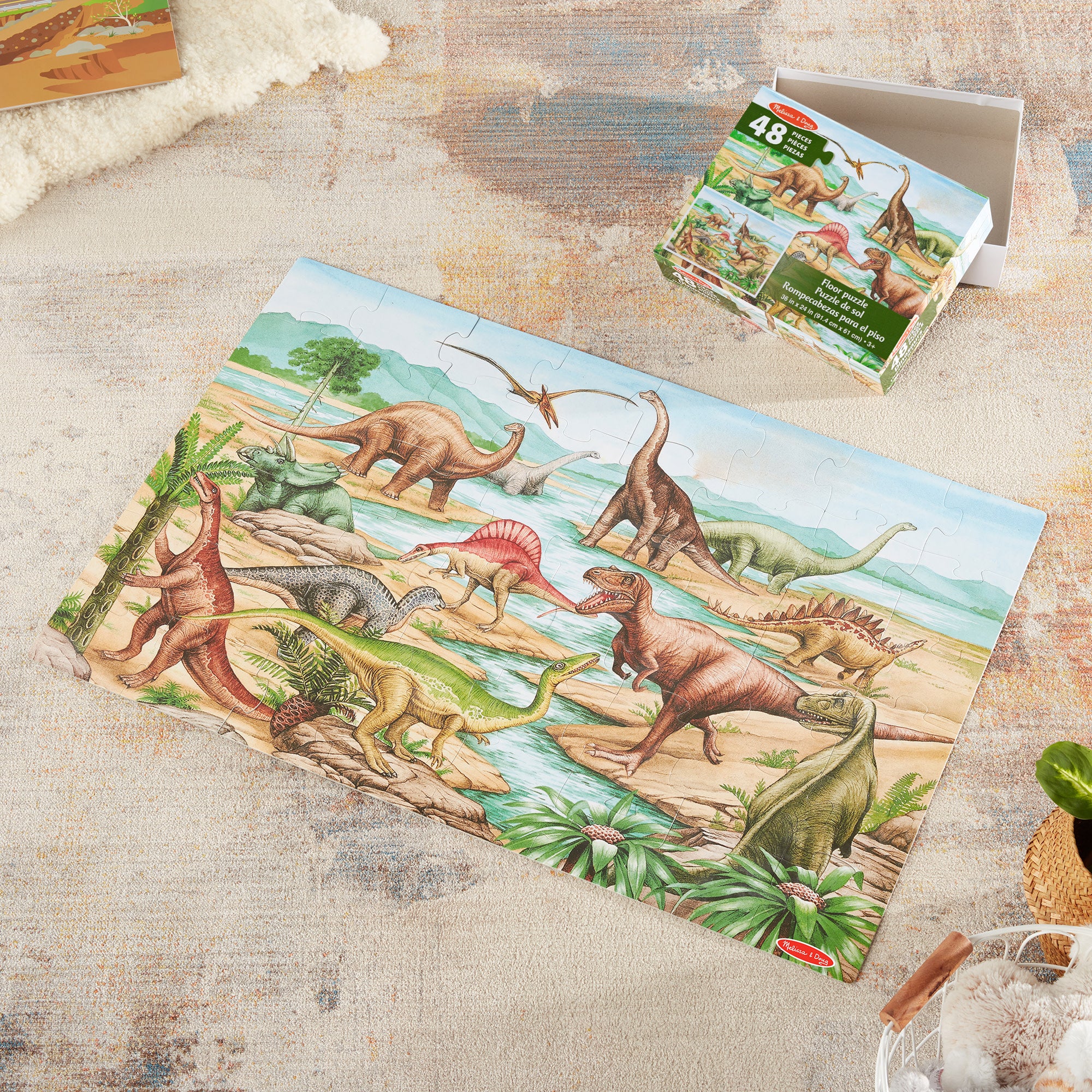 48 Piece Floor Puzzle - Dinosaurs | Melissa & Doug