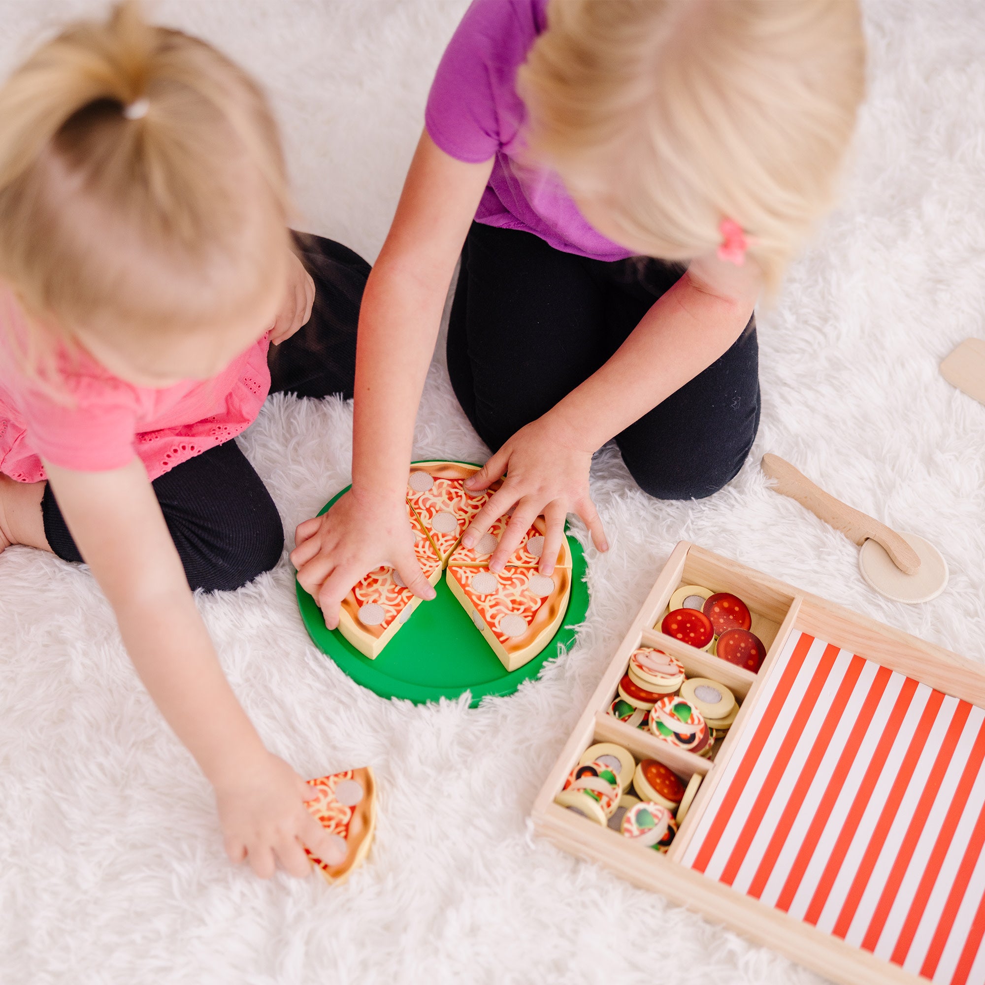 Wooden Pizza Toy Play Pizza Set