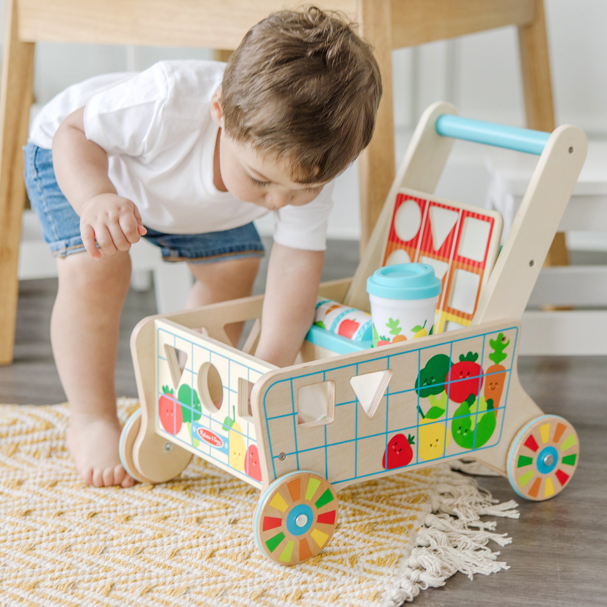 Melissa and doug kids shopping cart on sale