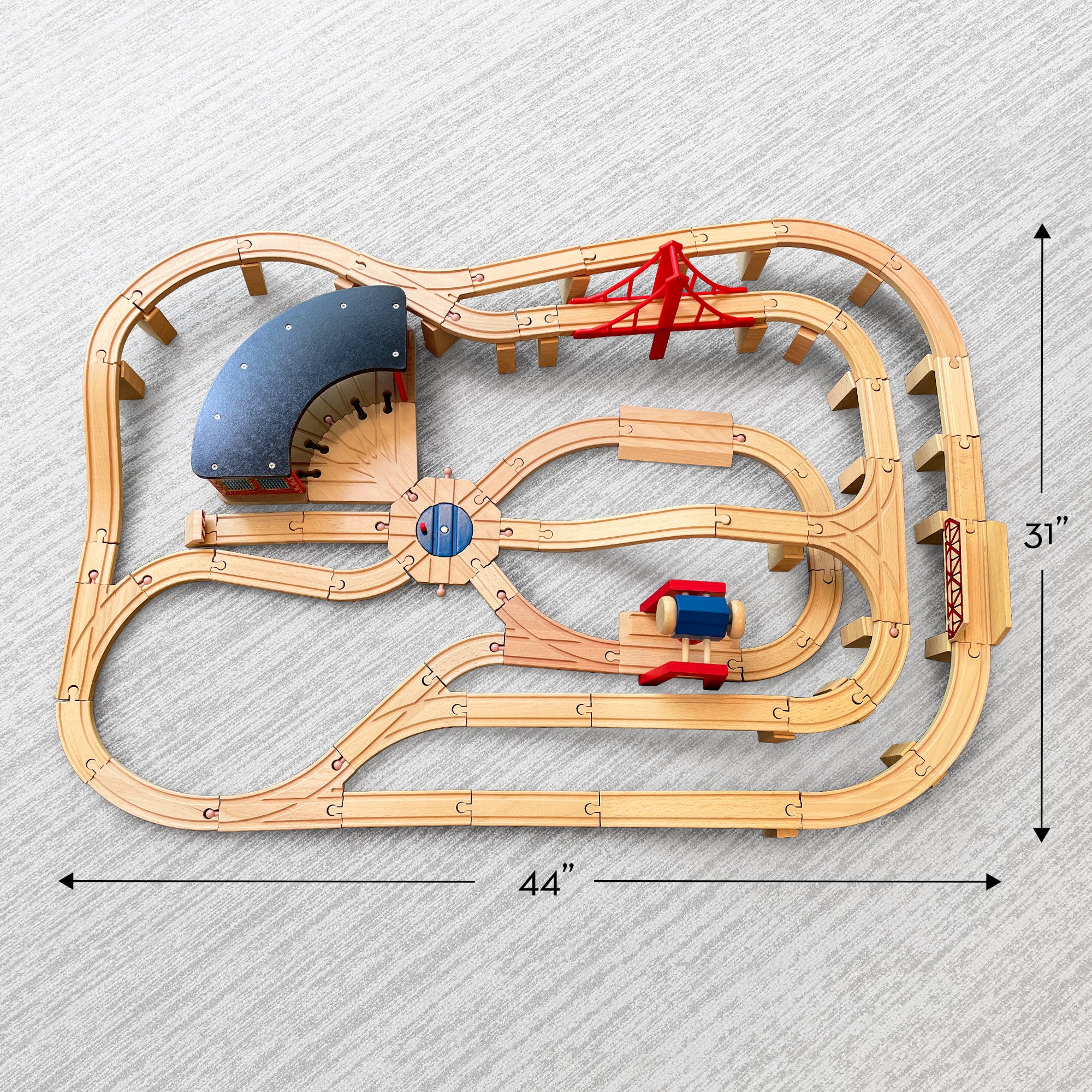 Melissa and doug toy train on sale