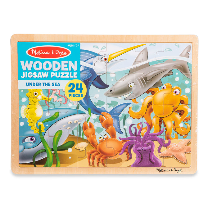 Wooden Jigsaw Puzzle - Under the Sea - 24 Pieces