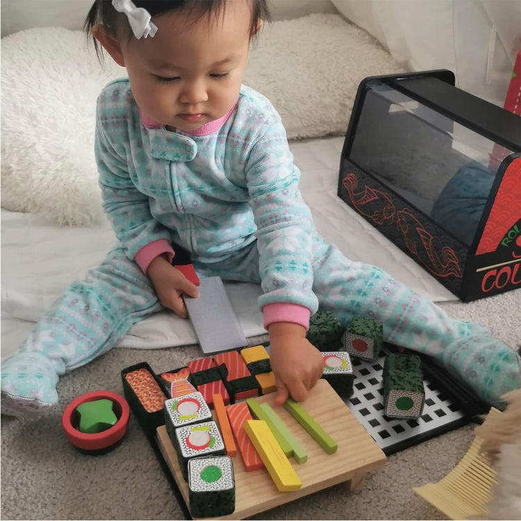 Wooden Sushi Slicing Play Set