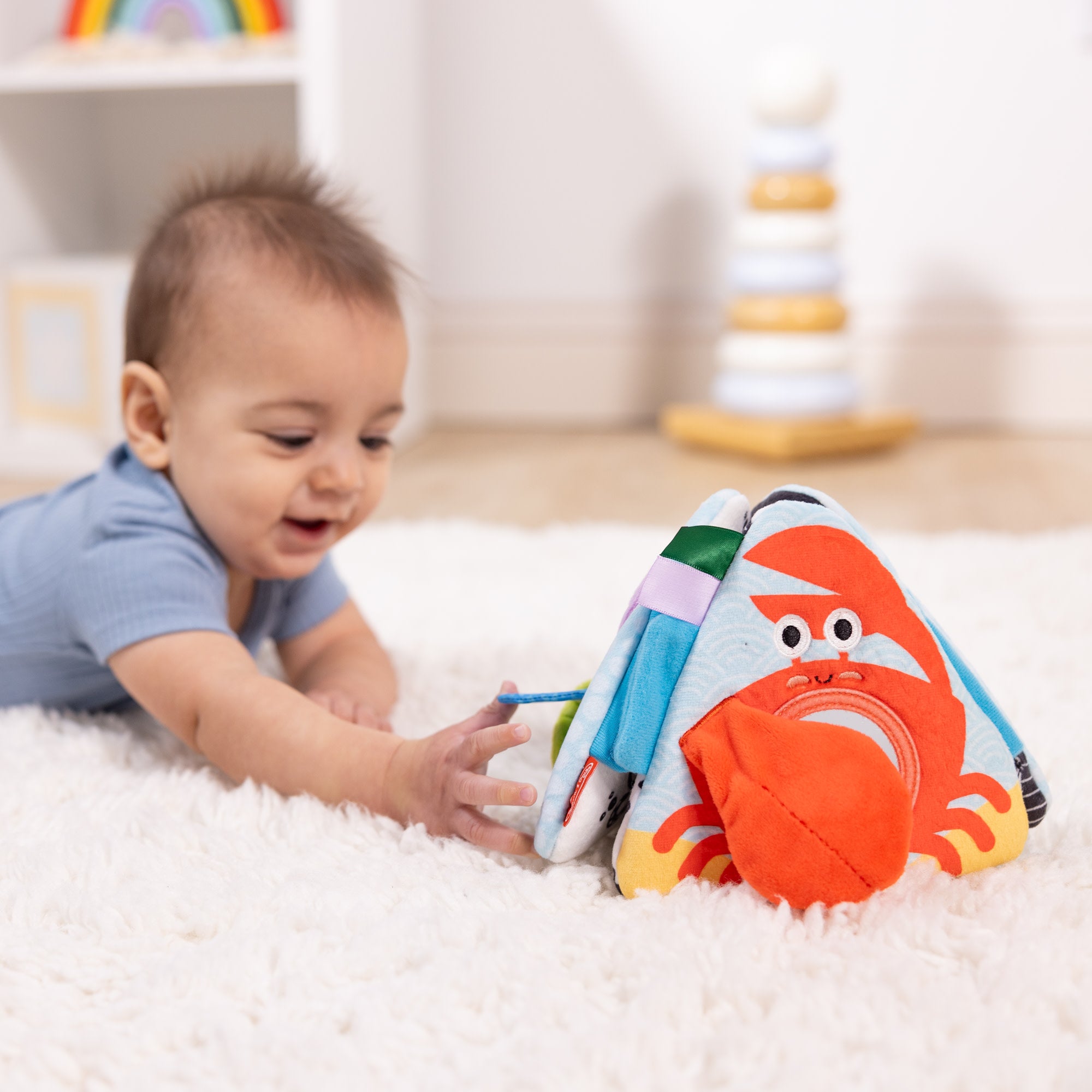 Ocean Tummy Time Triangle Melissa Doug