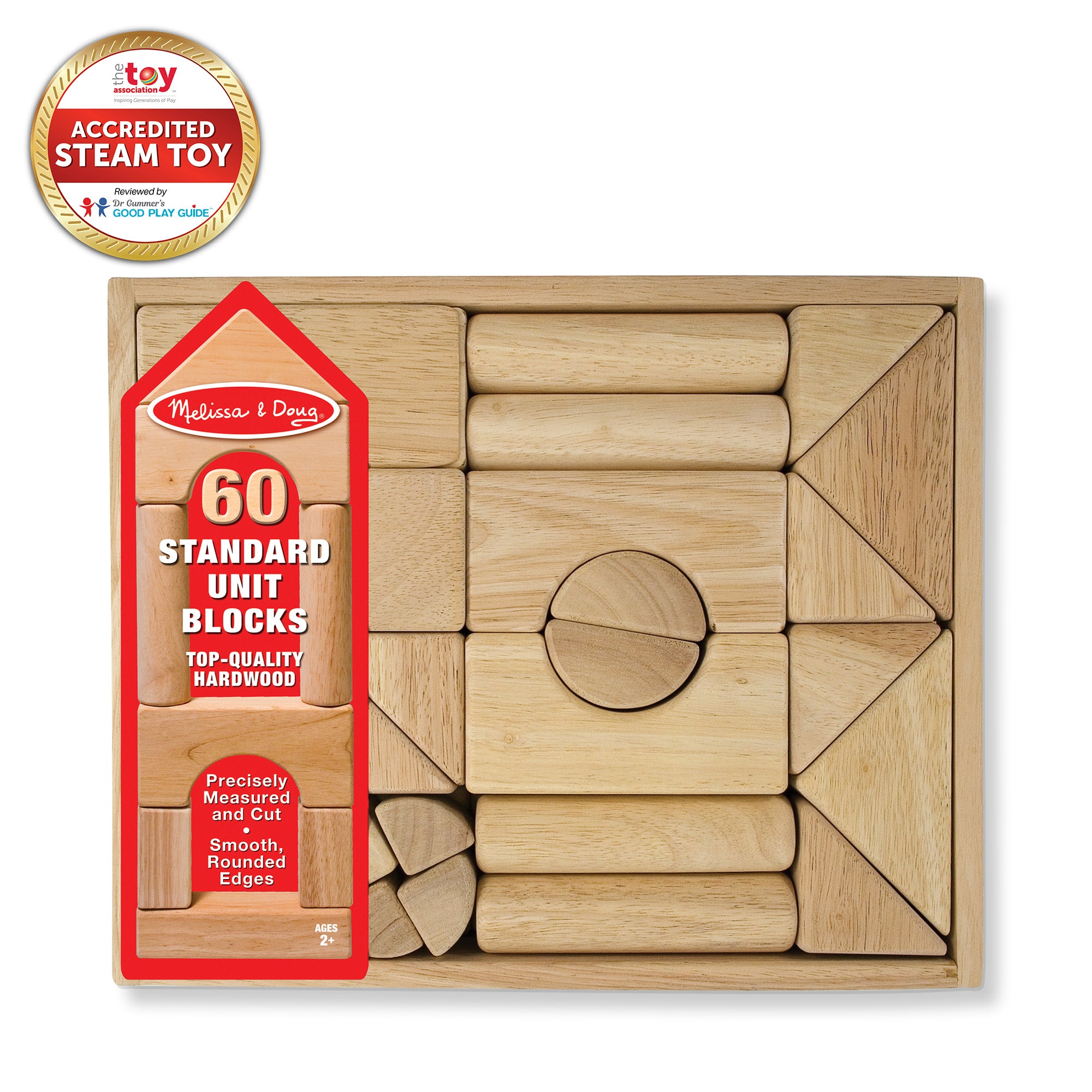 Melissa and doug 60 standard unit blocks on sale