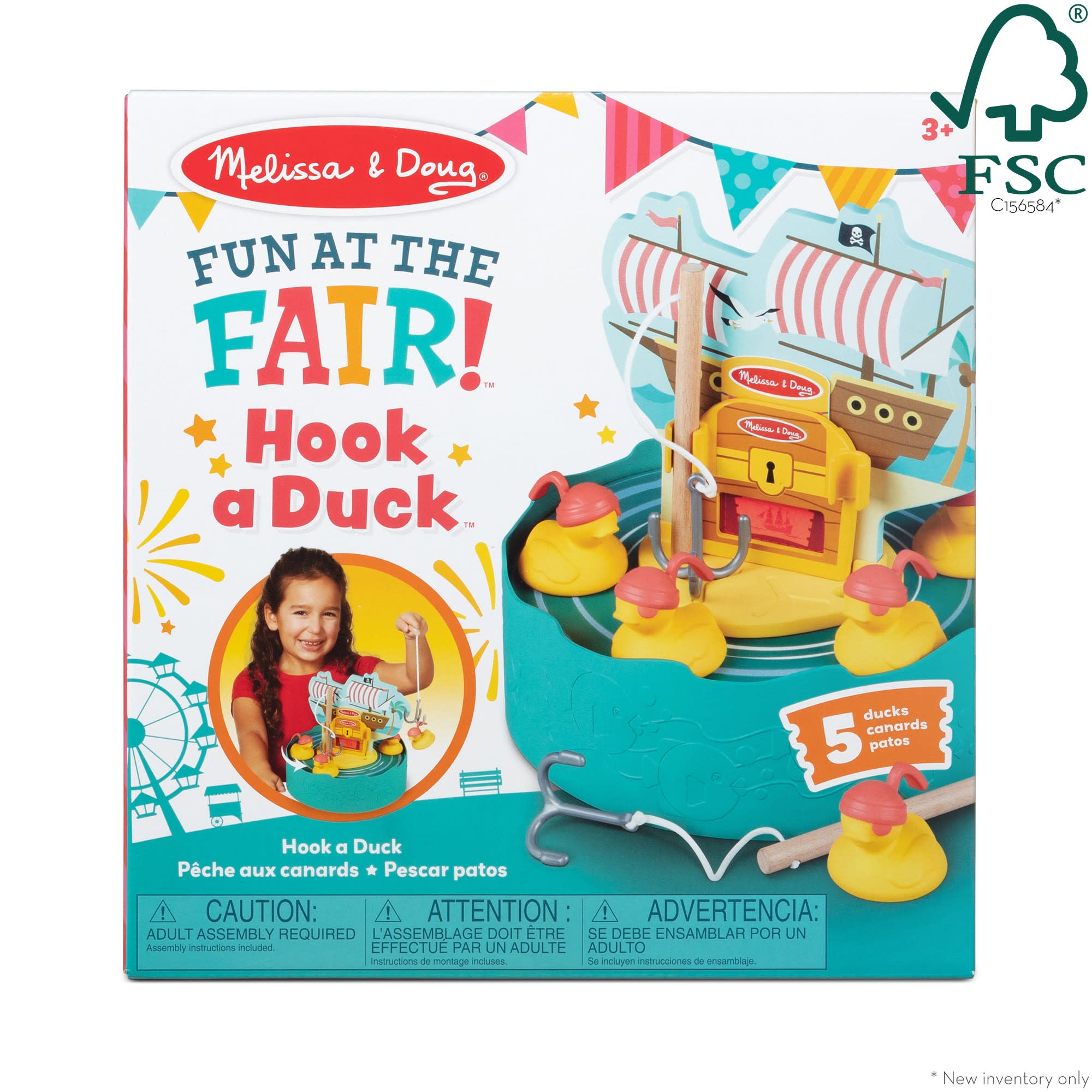 Melissa Doug Fun at the Fair Hook a Duck Pirate Fishing Game