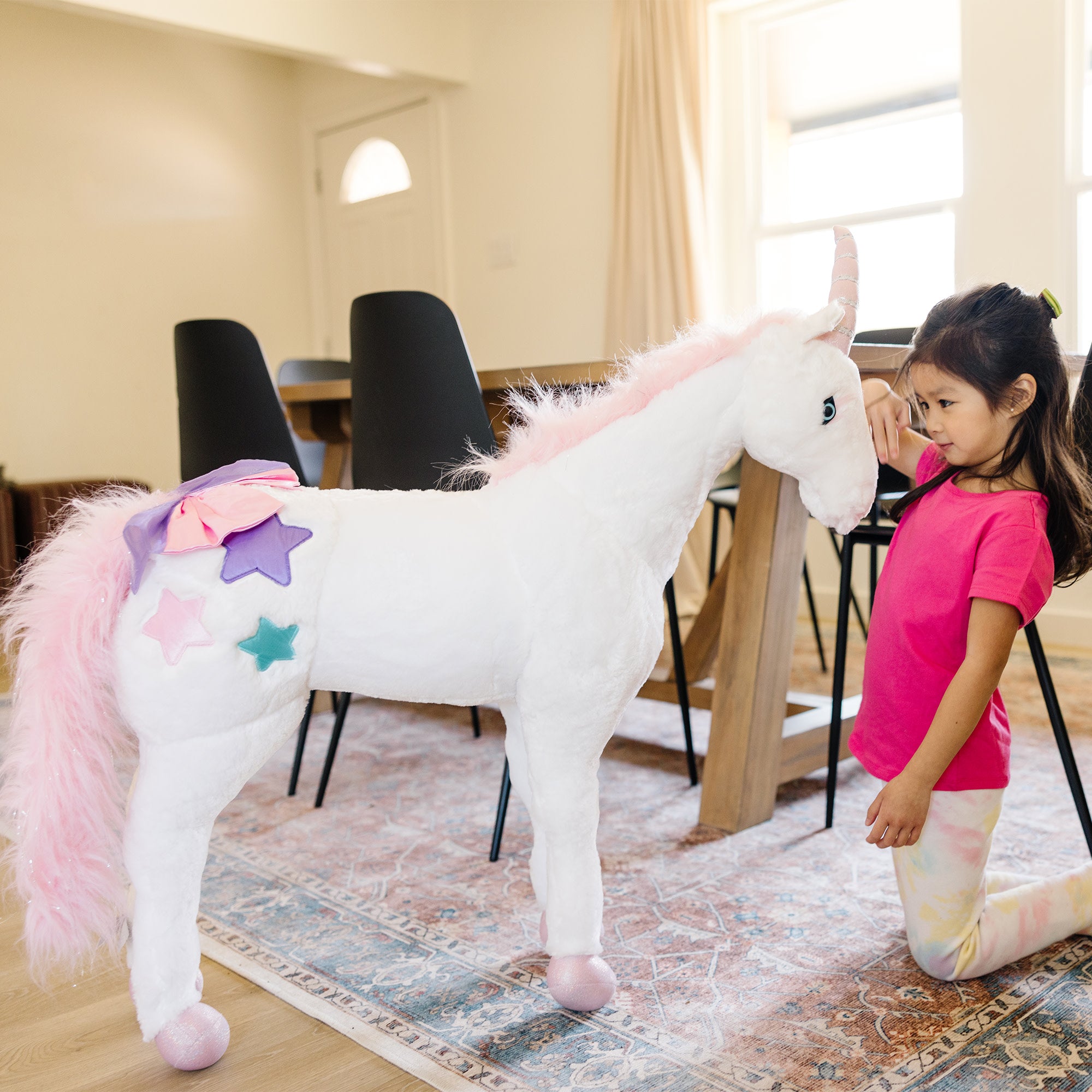 Unicorn Jumbo Stuffed Animal Melissa Doug