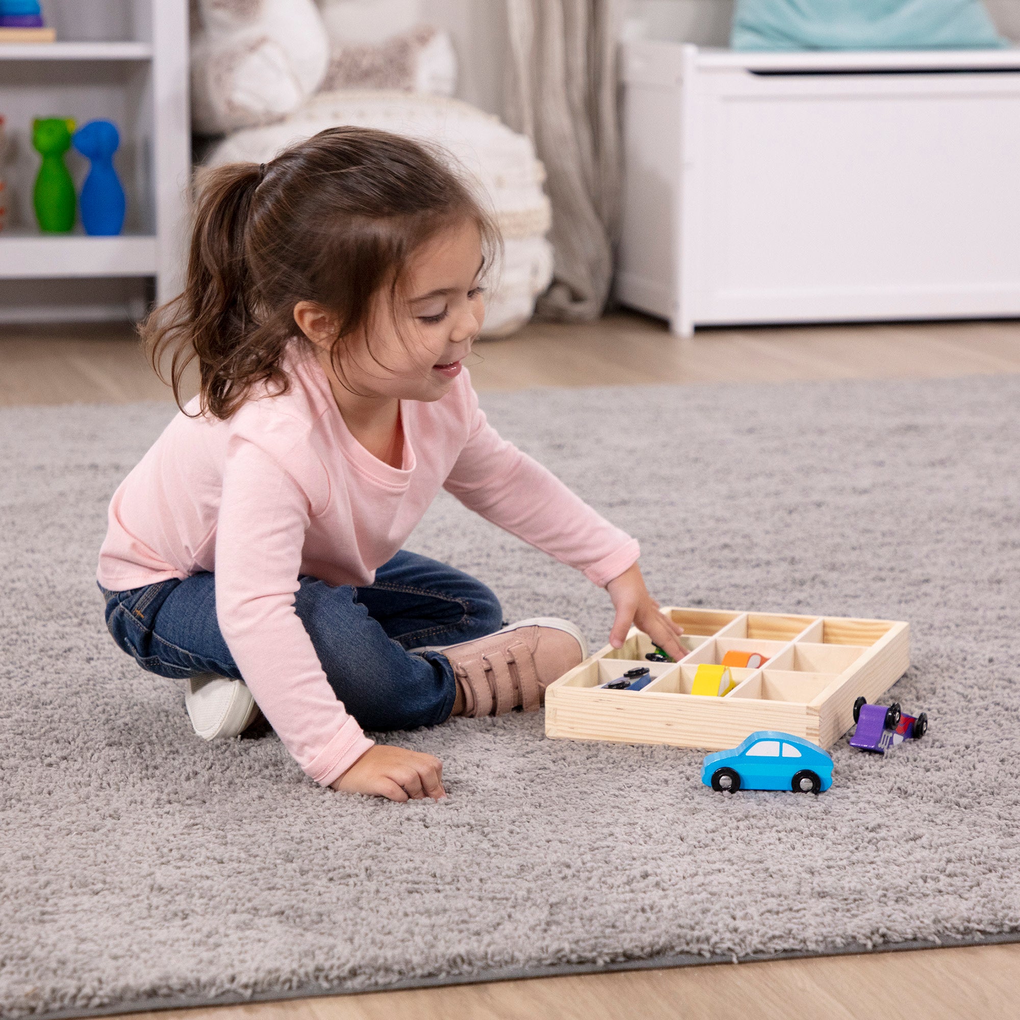 Wooden Cars Set 9 Pieces Melissa and Doug