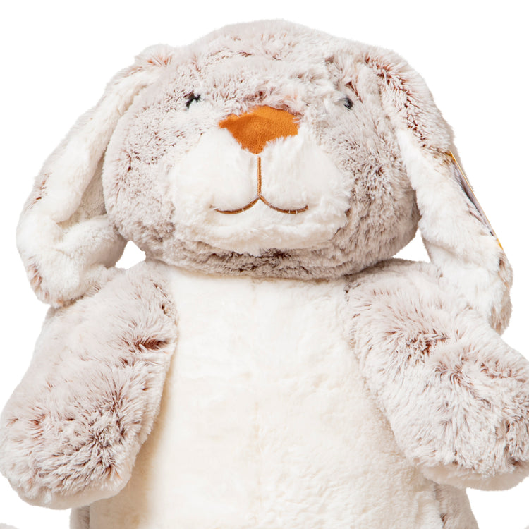  The Melissa & Doug Jumbo Burrow Bunny Lop-Eared Rabbit Stuffed Plush Animal (21 Inches Tall)