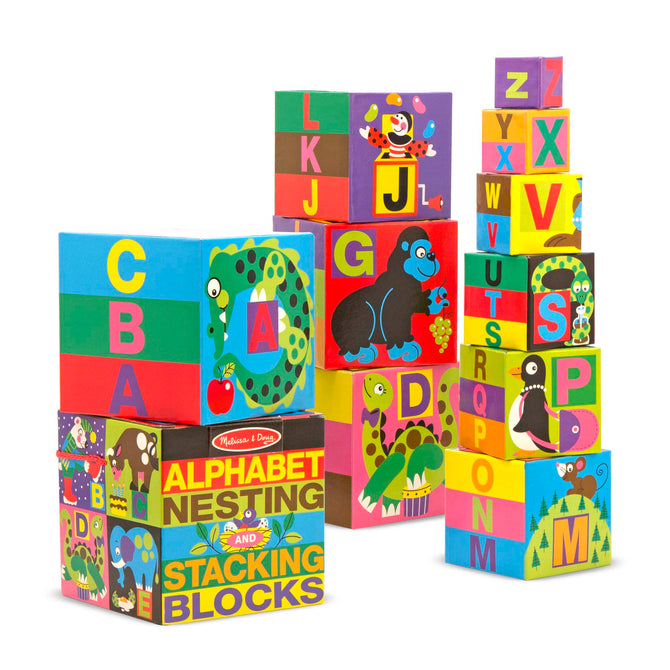 Alphabet Nesting and Stacking Blocks