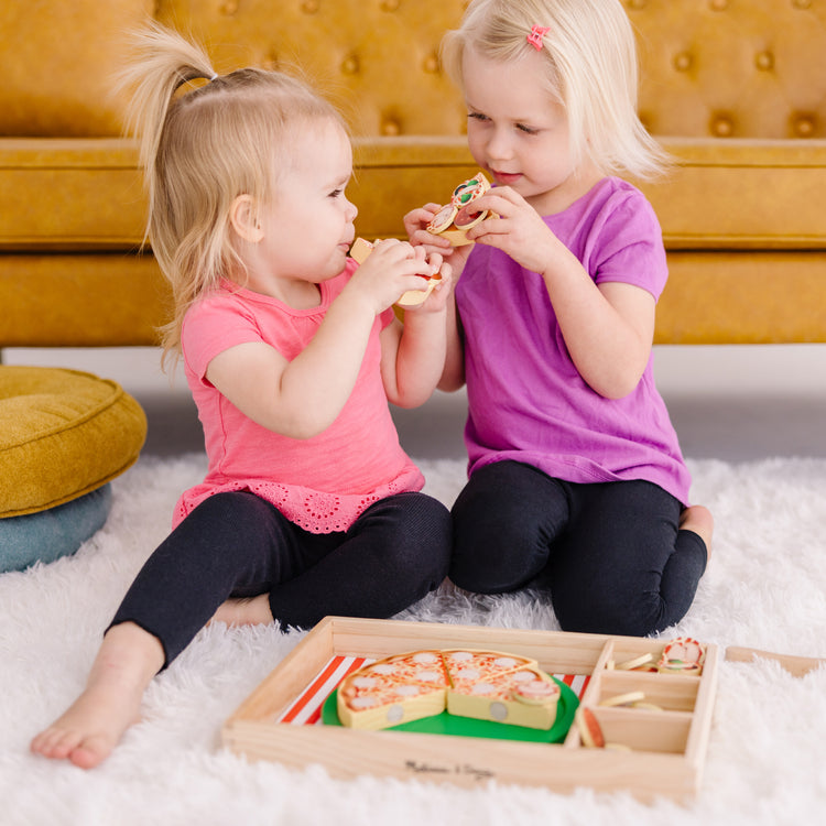 Melissa & Doug - Pizza Party - Wooden Play Food – Curio