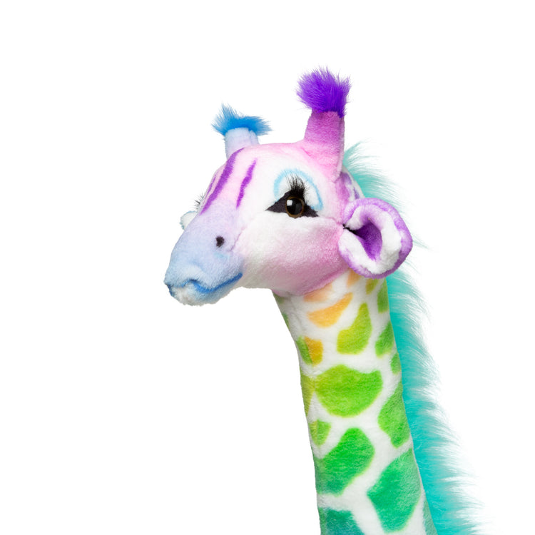  The Melissa & Doug Rainbow Giraffe Lifelike Plush