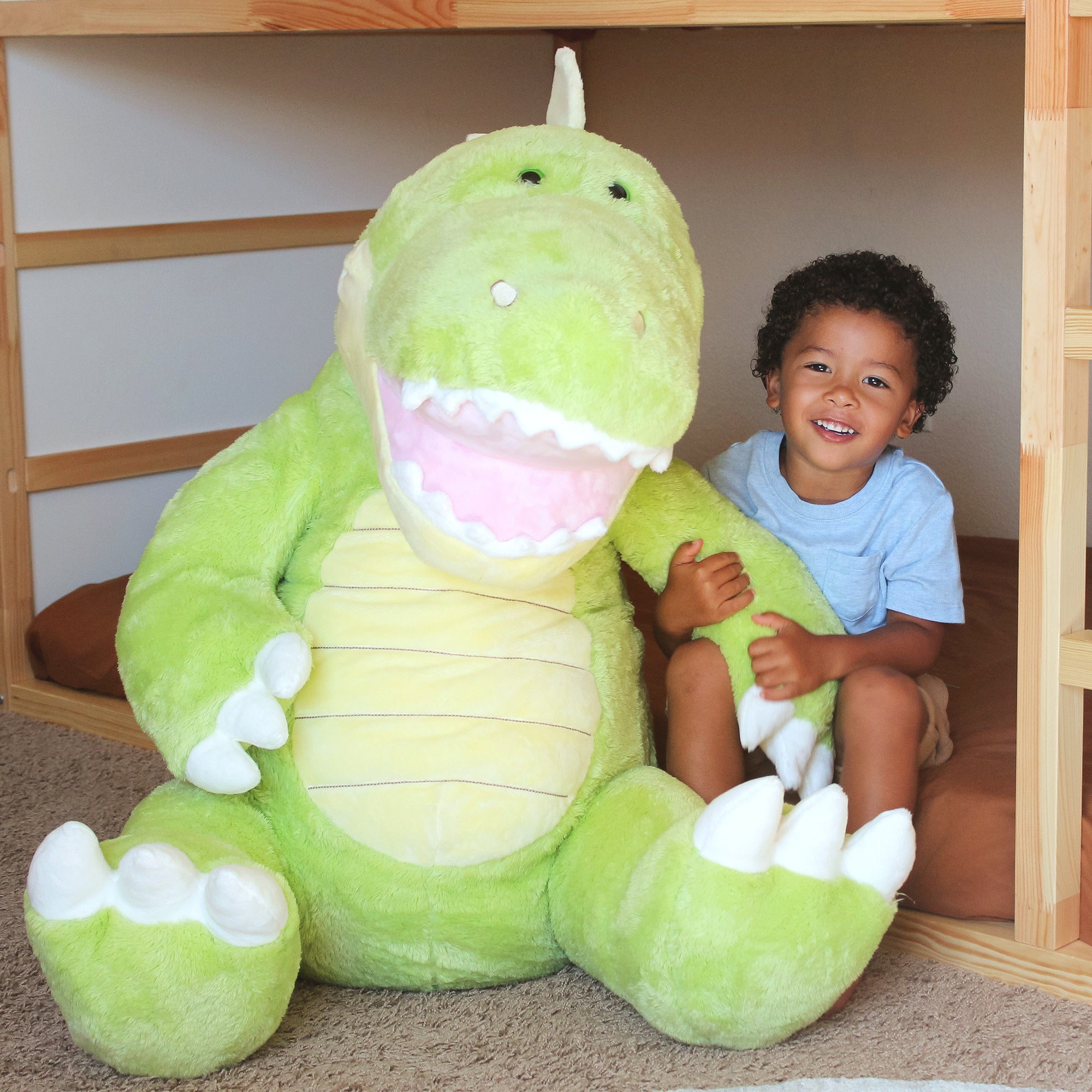 Giant plush dinosaur on sale