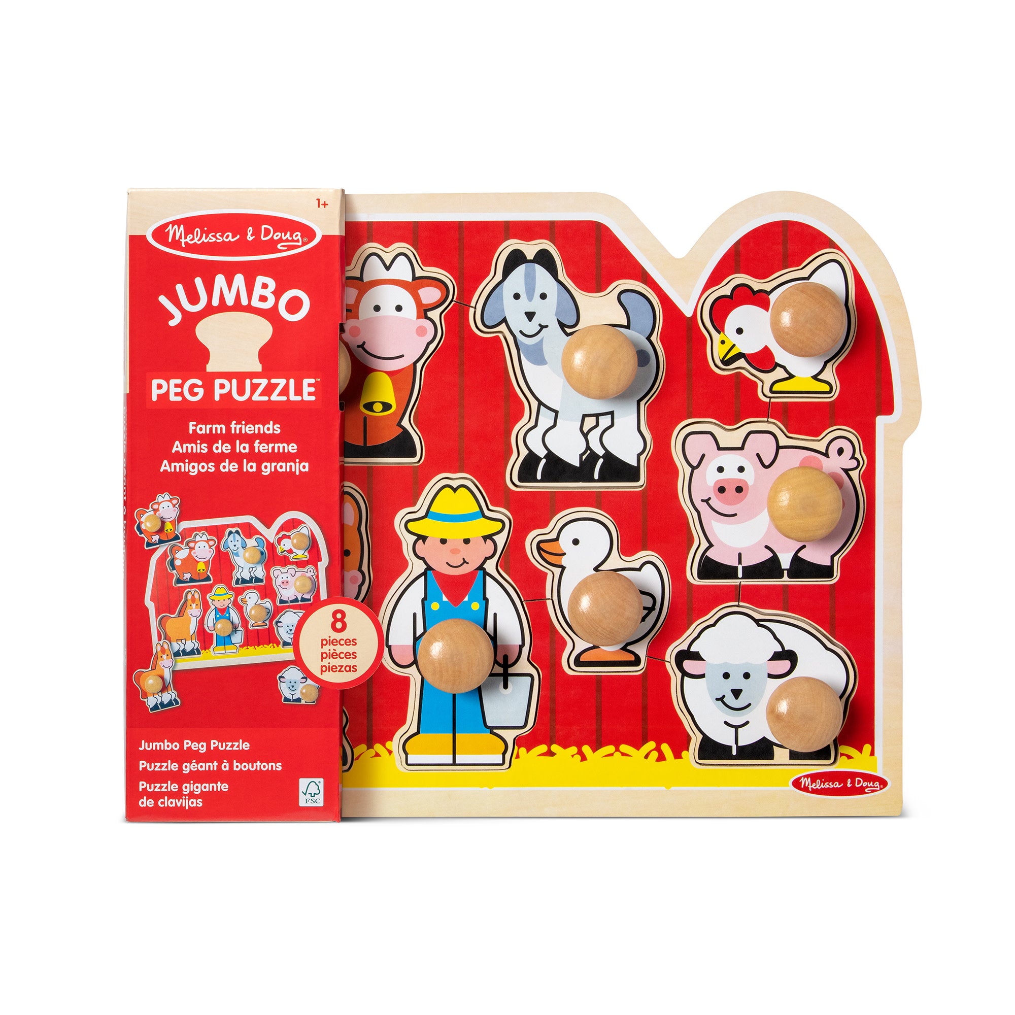 Melissa and doug chunky puzzle farm animals online