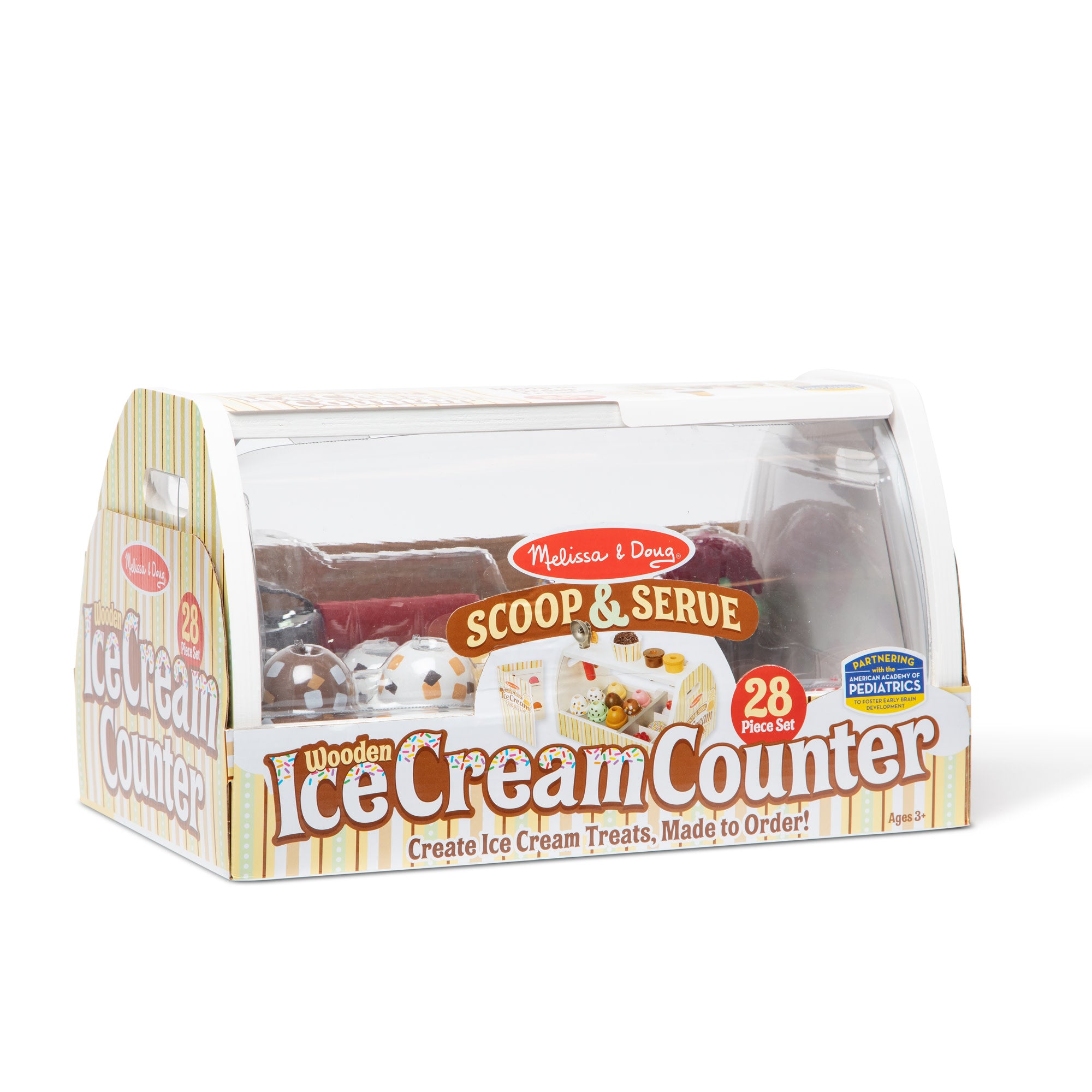 Melissa & doug scoop and serve ice cream hot sale counter