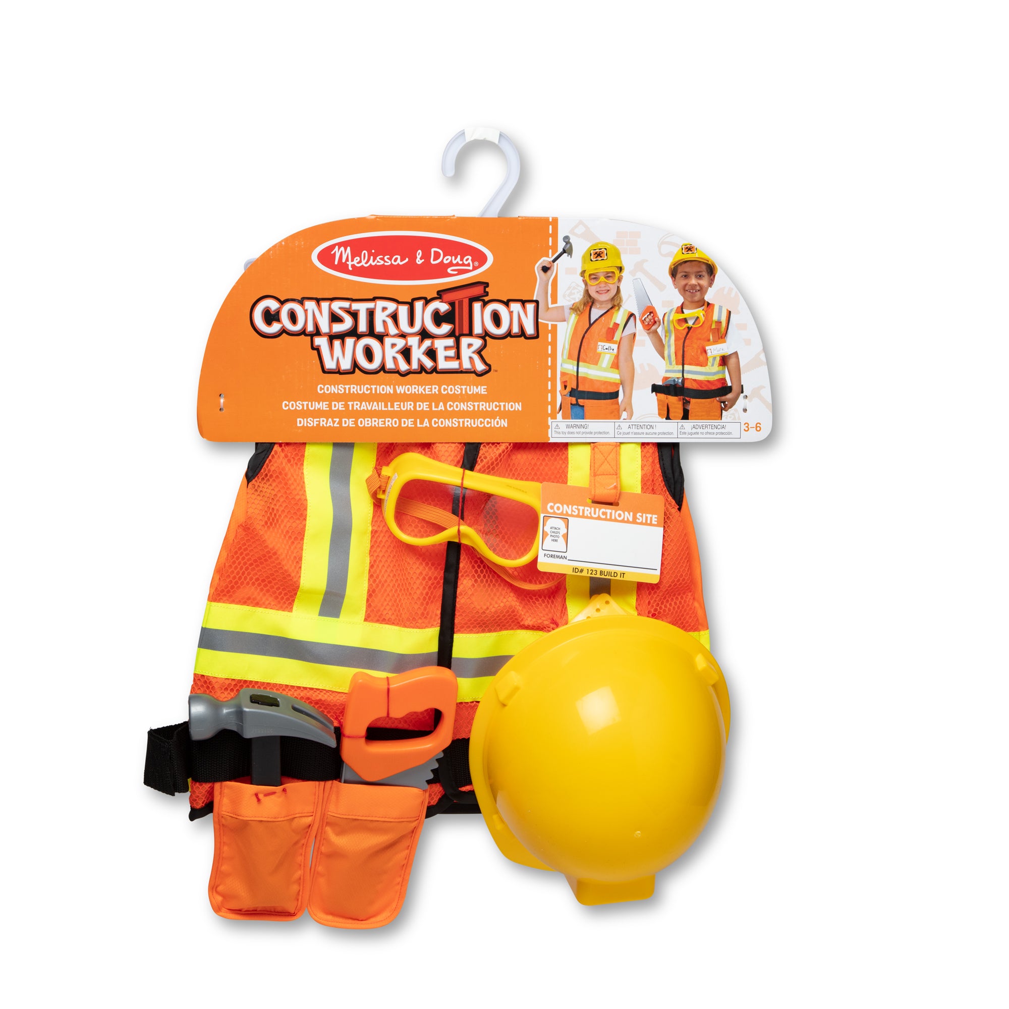 Melissa and doug store construction outfit