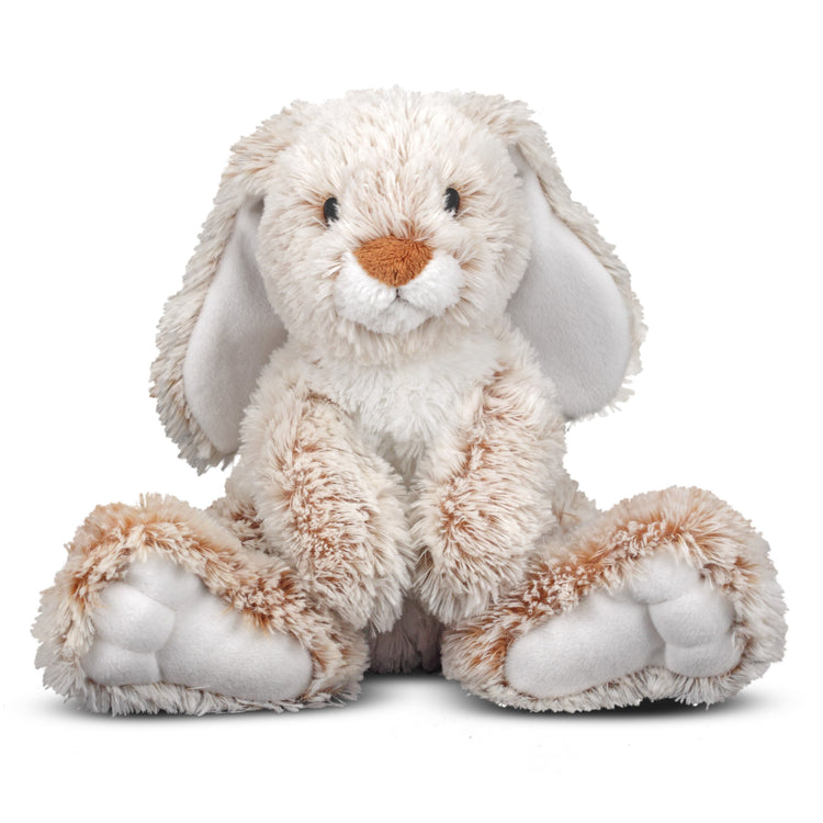 An assembled or decorated image of The Melissa & Doug Burrow Bunny Rabbit Stuffed Animal (9 inches)