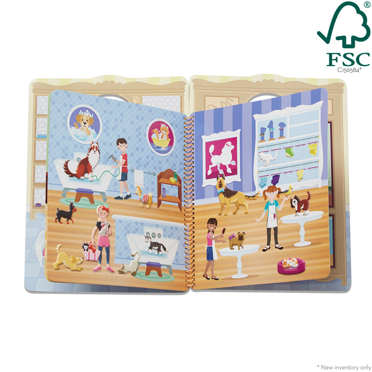 Reusable Sticker Learning & Activity Book with 200 Premium Puffy