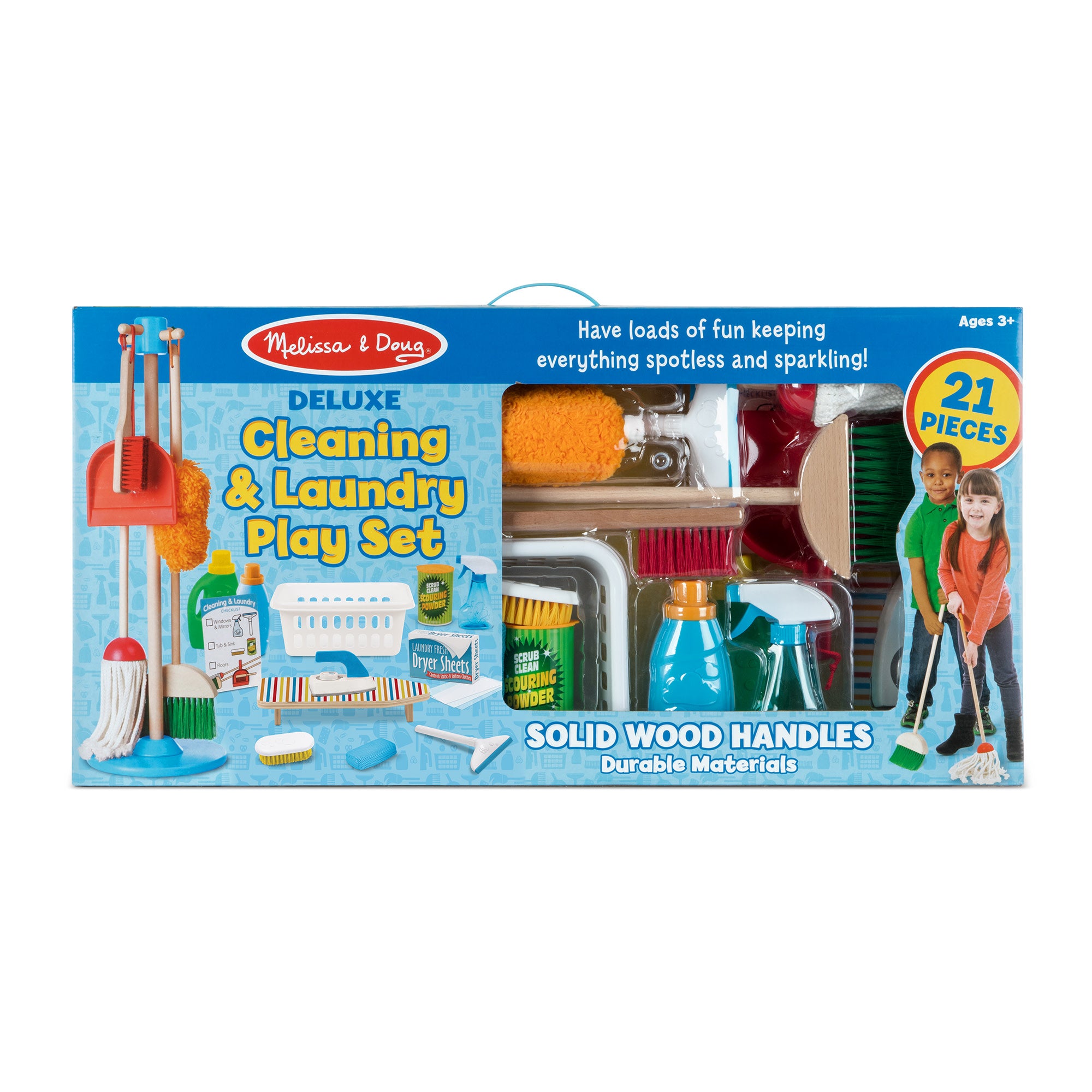 Melissa and doug deluxe cleaning set 21 piece on sale