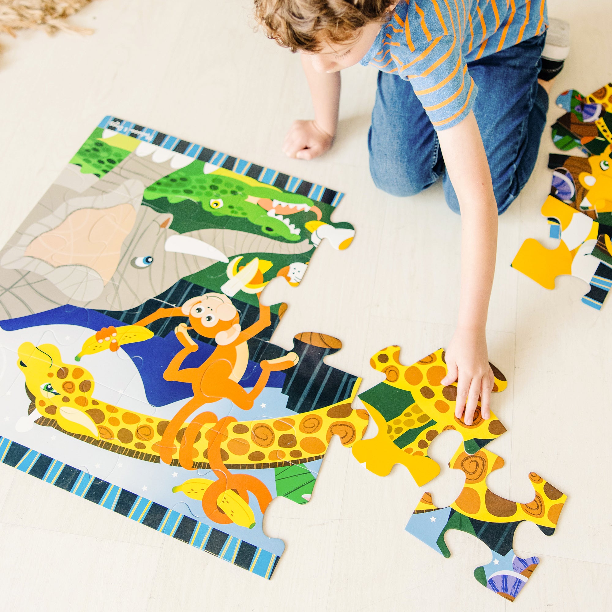 Melissa and doug hot sale jumbo floor puzzles