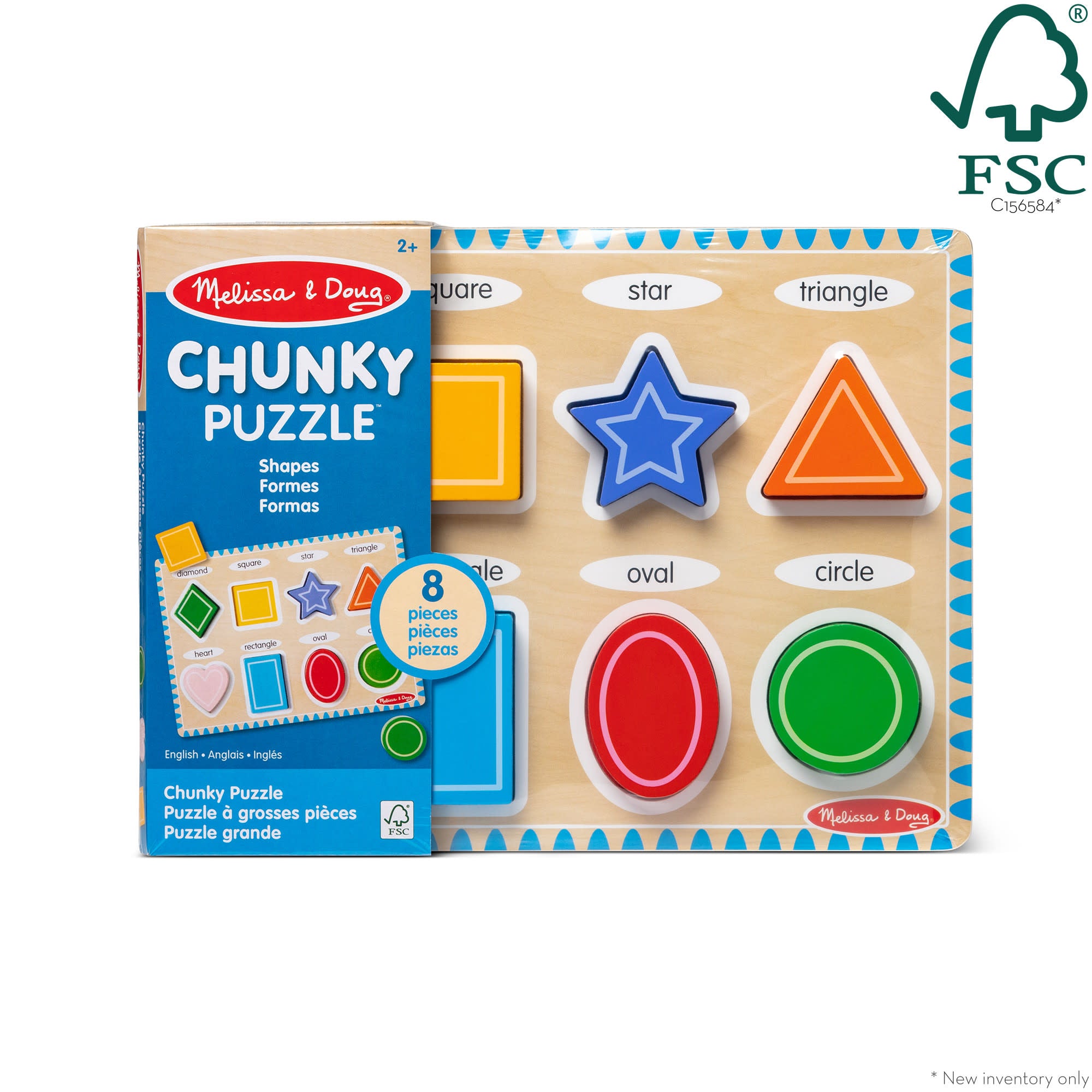 Melissa Doug Chunky Puzzle Shapes