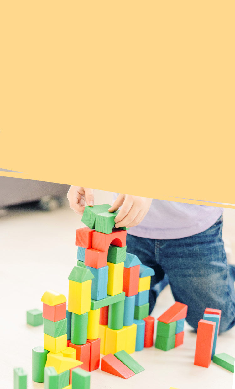 Wooden Stacking Blocks Game, Learn And Play