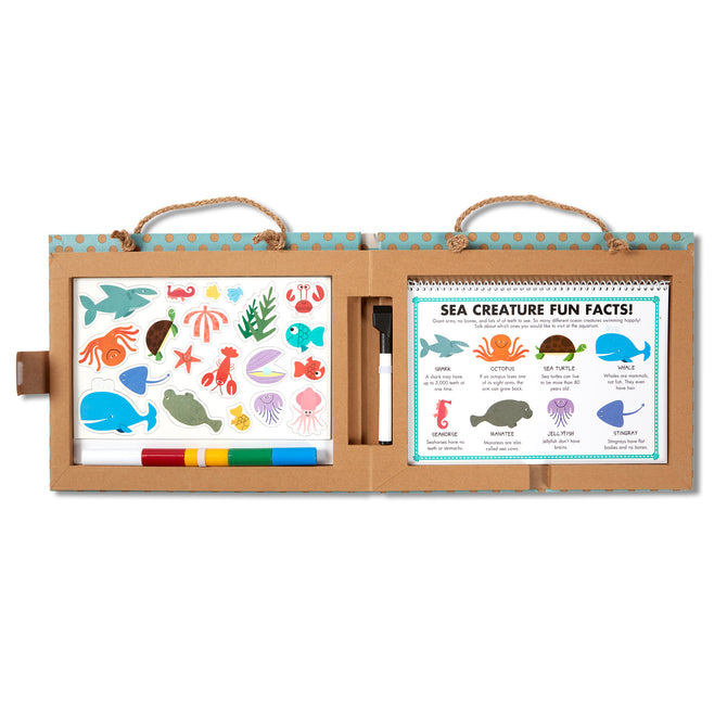 Natural Play: Play, Draw, Create Reusable Drawing & Magnet Kit