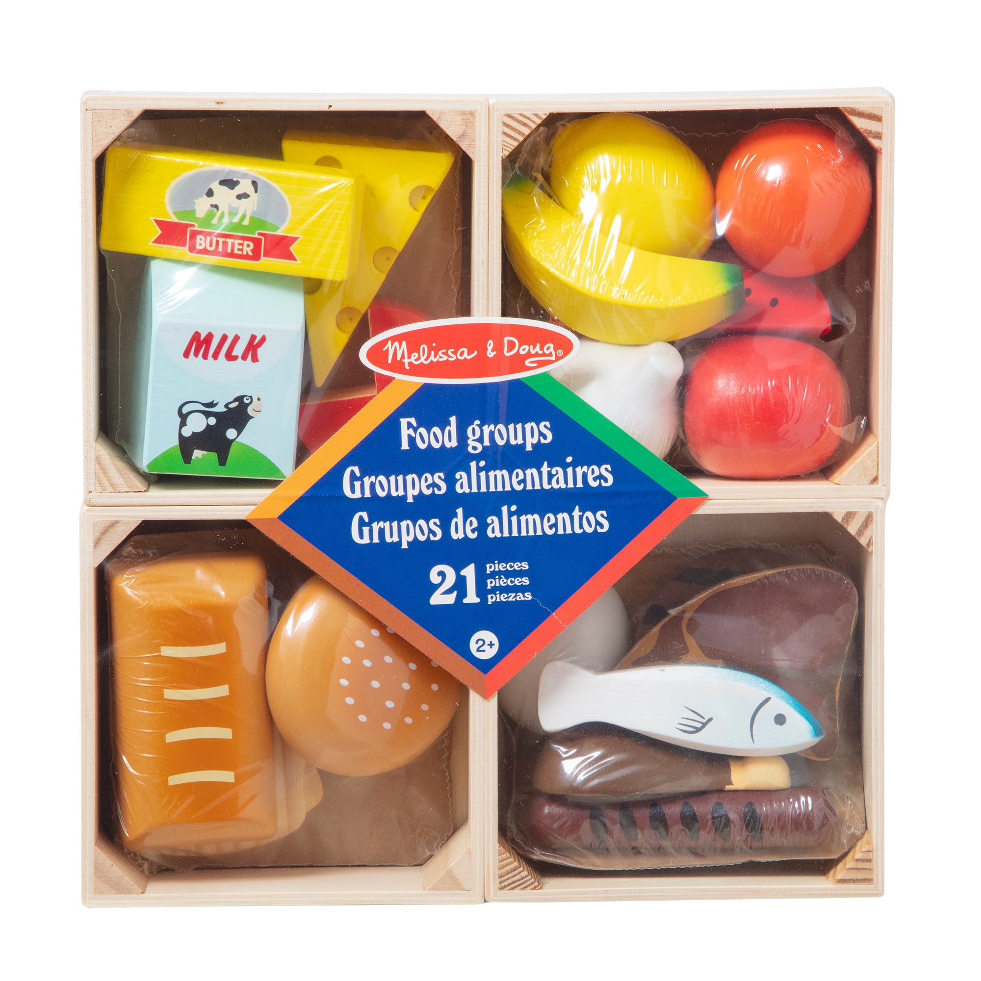 Wooden play food sales melissa doug