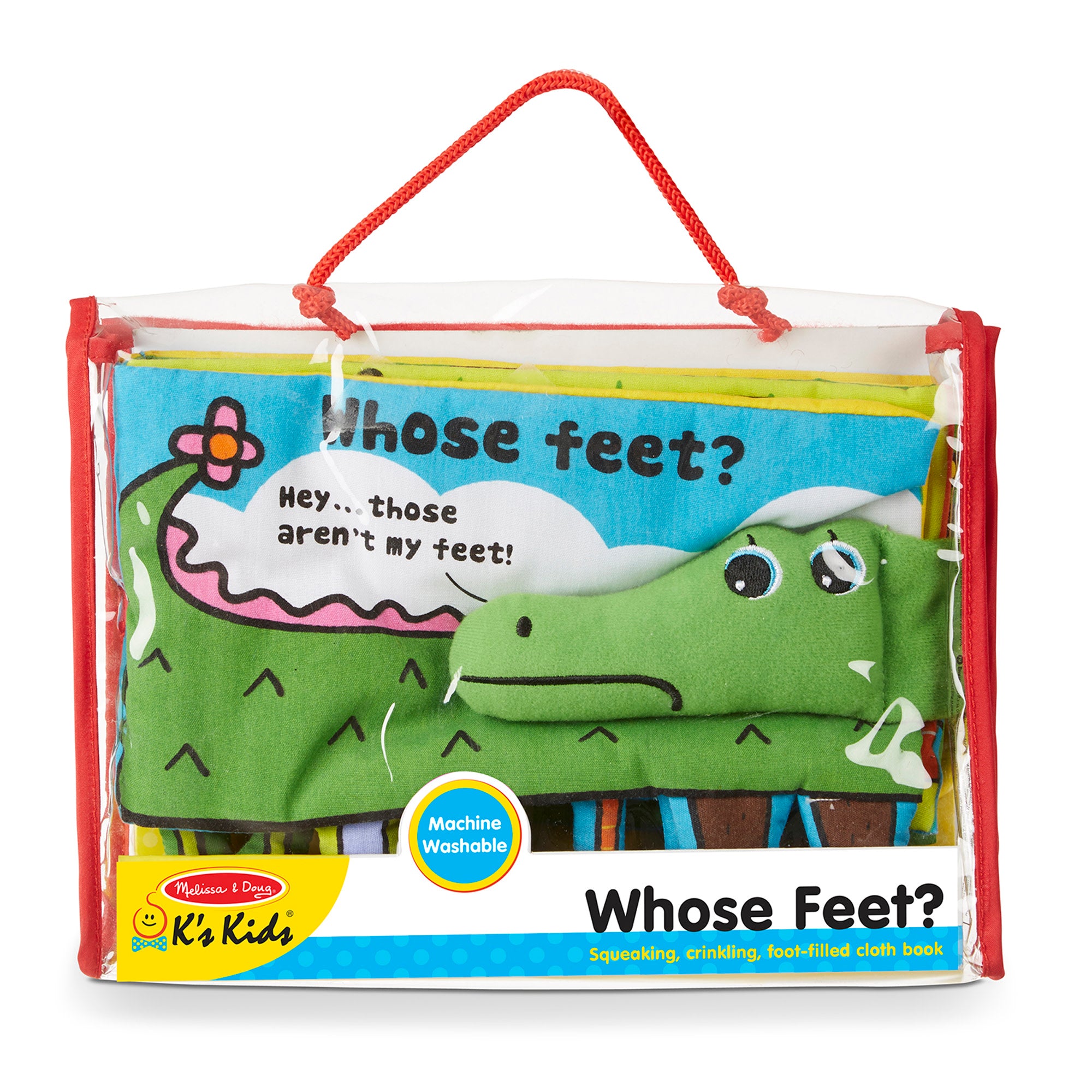 Whose Feet Activity Book Crocodile Cloth Book