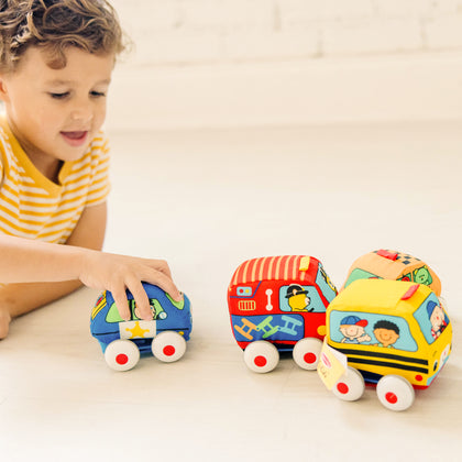 Pull-Back Vehicles Baby and Toddler Toy | Melissa & Doug