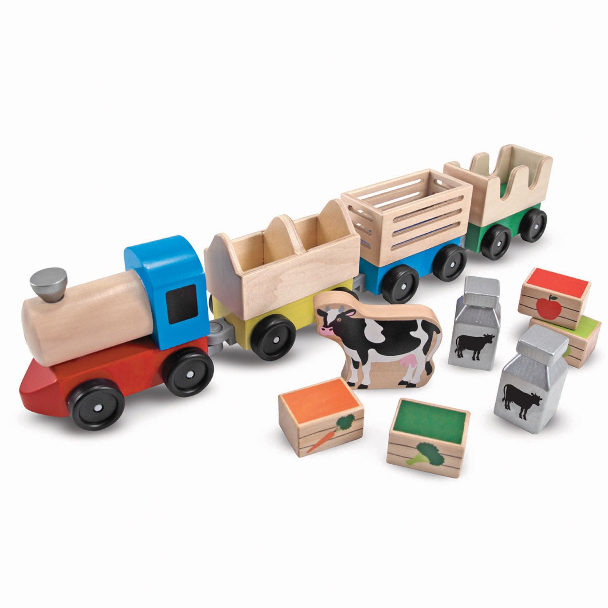 Wooden Farm Train