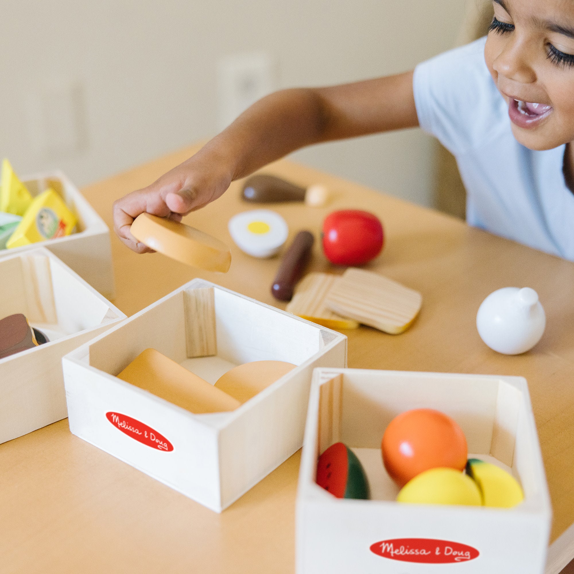 Food Groups Toy | Wooden Food Set