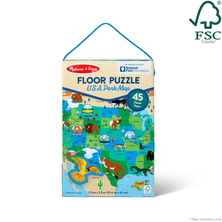 Melissa & Doug 1500 Pc jigsaw Puzzle ~ MAP OF THE WORLD ~ 24x33 NEW Sealed