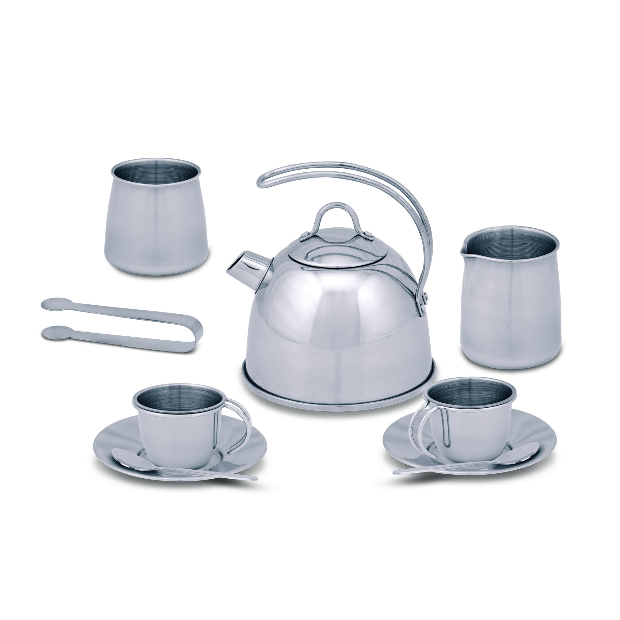 Kids metal tea set on sale