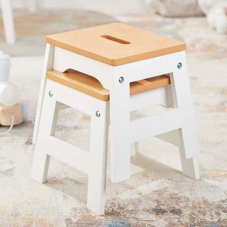 Wooden Stools – Set of 2