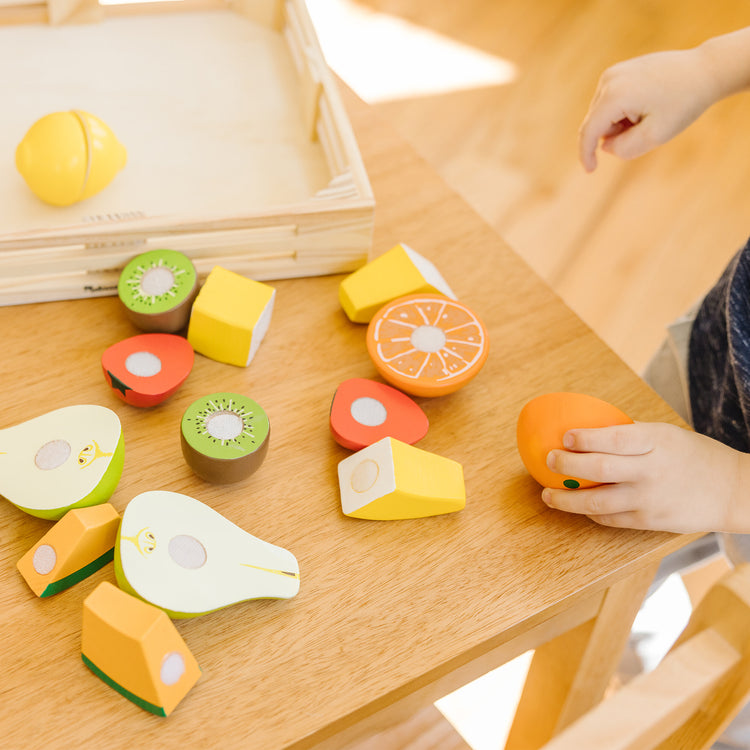 Buy Pretend Play Food, Wooden Toy Vegetables, Fuit, eggs and Pots & Pans