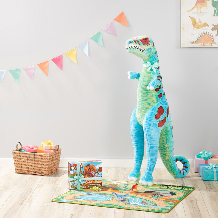  The Melissa & Doug Standing T-Rex Giant Lifelike Plush Stuffed Animal