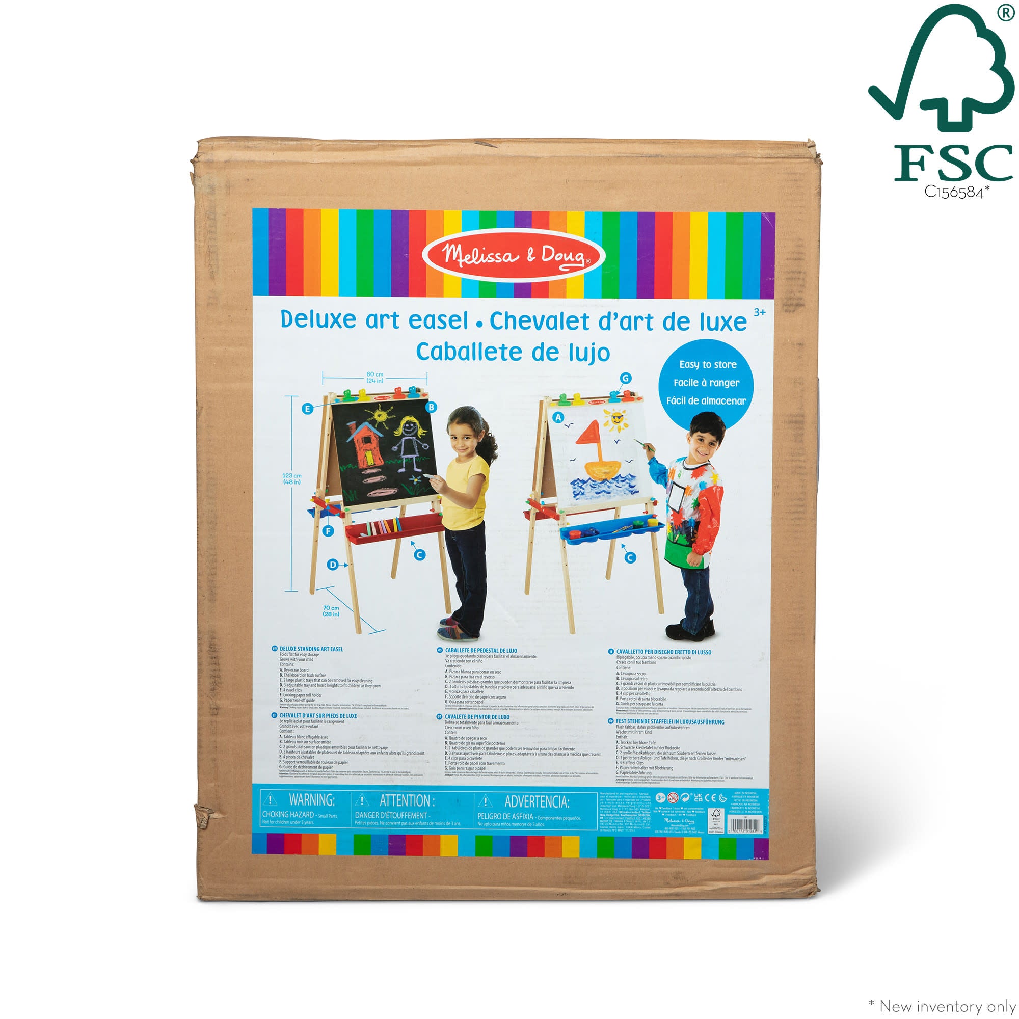 Melissa & doug deluxe standing hot sale art easel