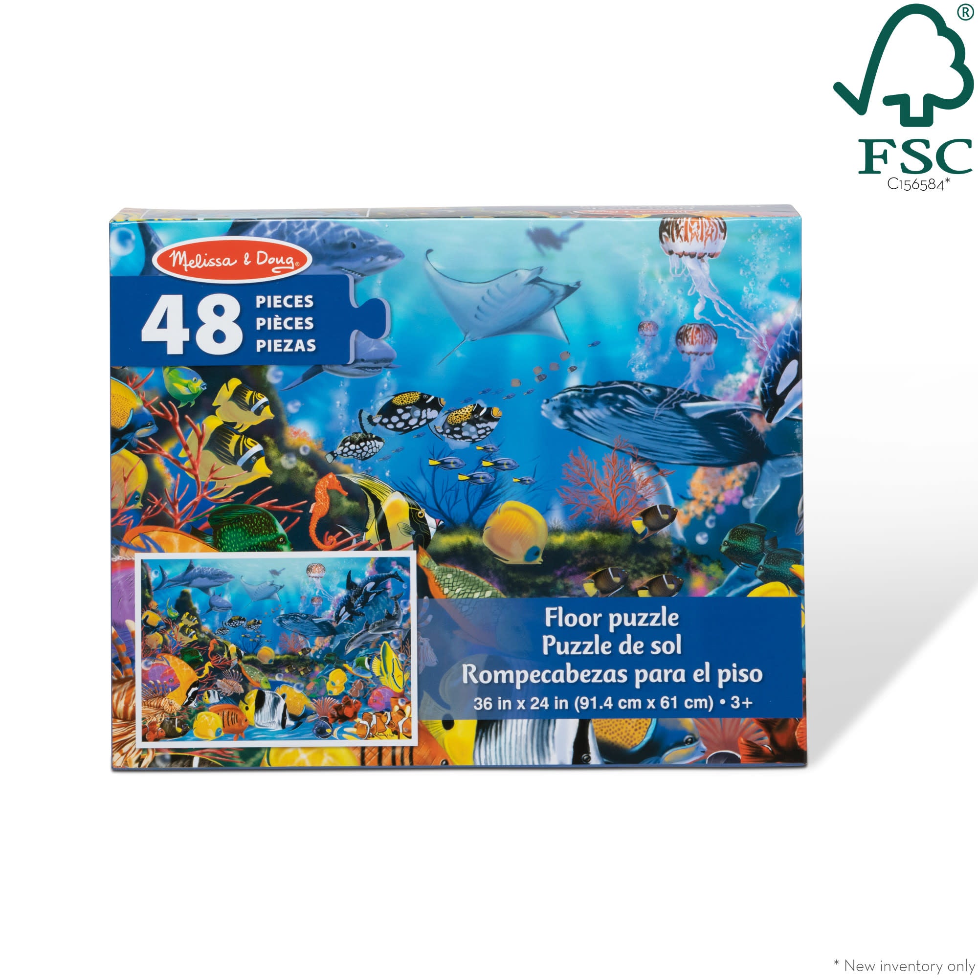 Melissa and doug under the sea floor hot sale puzzle