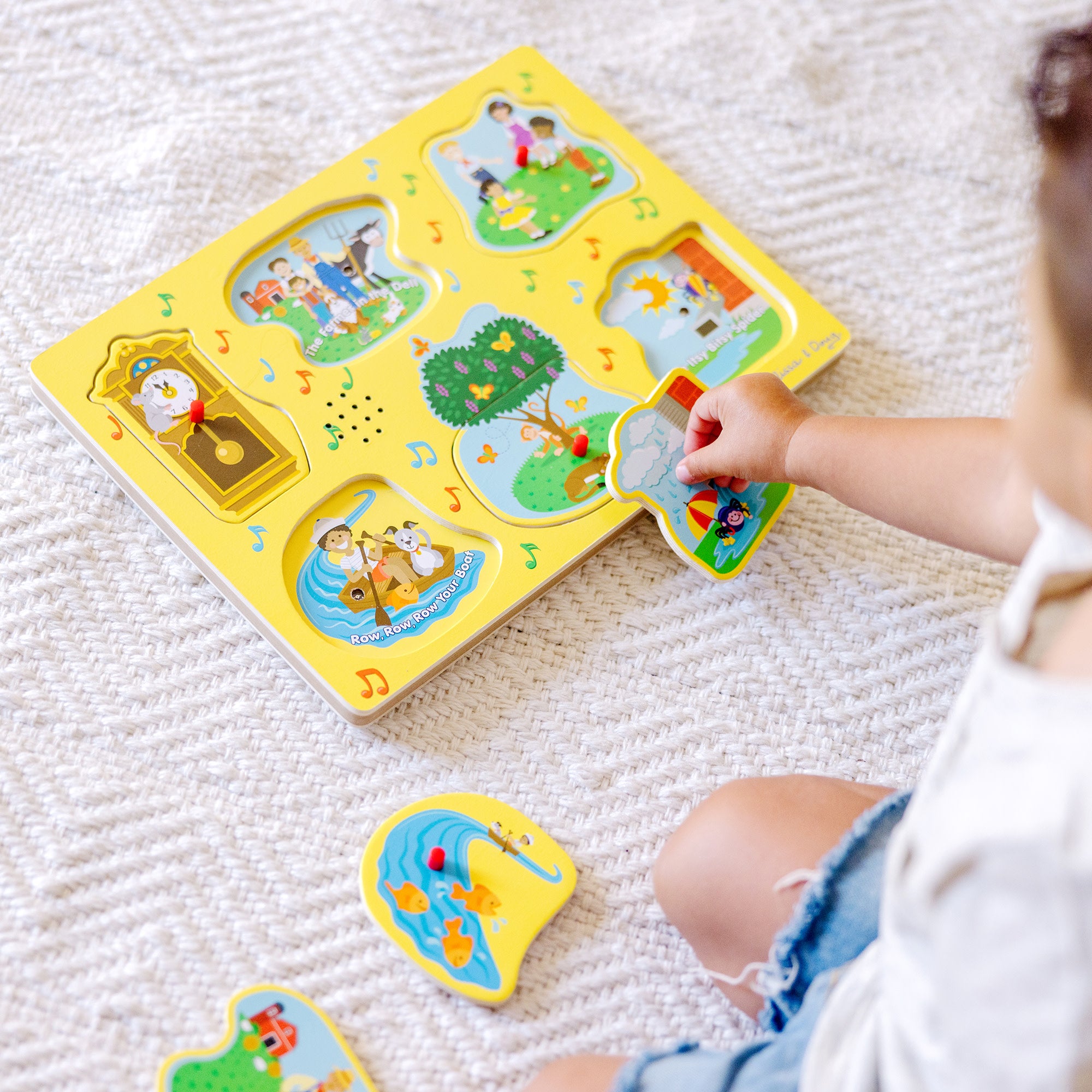 Melissa and Doug farm animal and cheapest nursery rhymes sound puzzles