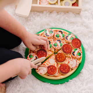 Wooden Pizza Toy | Play Pizza Set