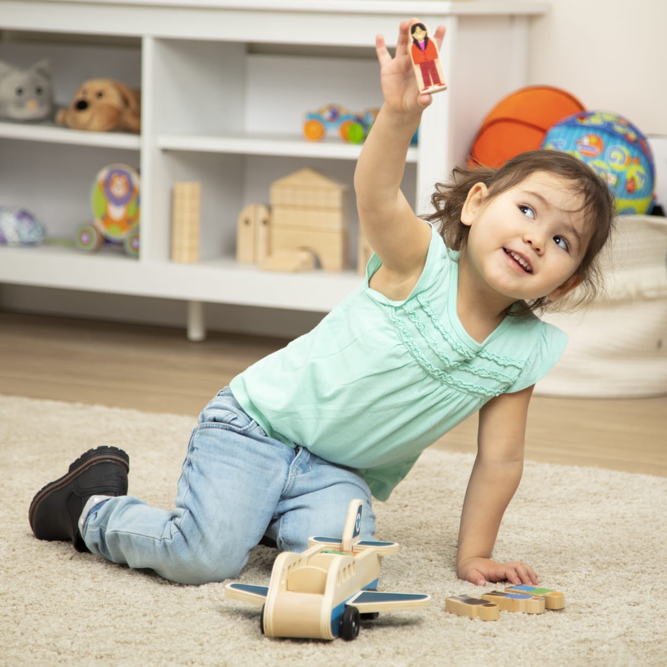 Wooden Airplane | Airplane Toys for Kids | Melissa & Doug