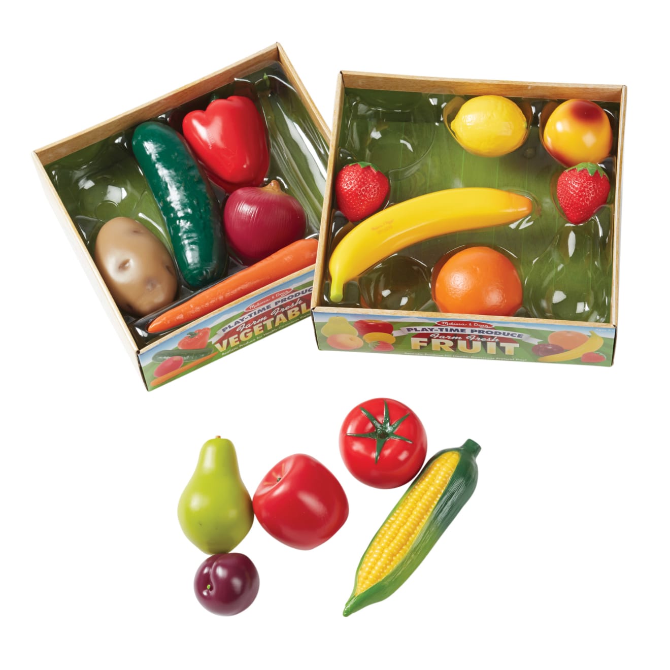 Melissa and doug hot sale wooden fruit set