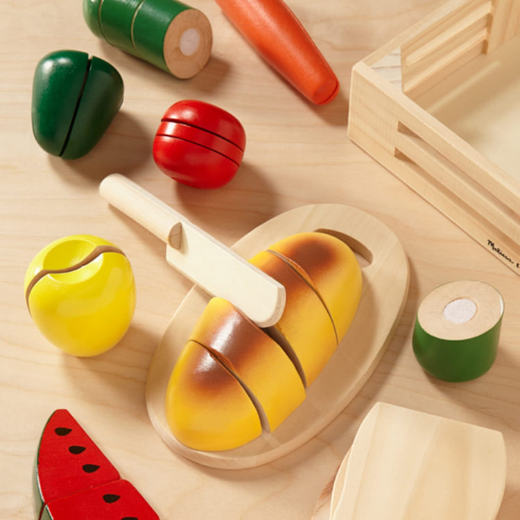 B. toys - Wooden Play Food - Little Foodie Groups