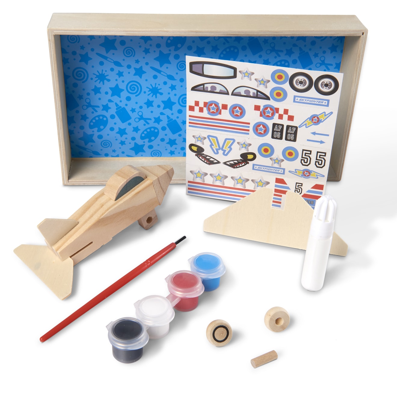 Melissa and doug wooden 2024 airplane