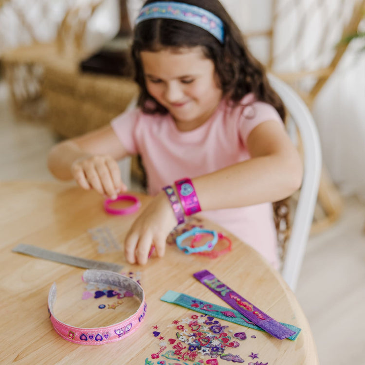 unicorns & rainbows - bracelet making kit - sustainable craft kit