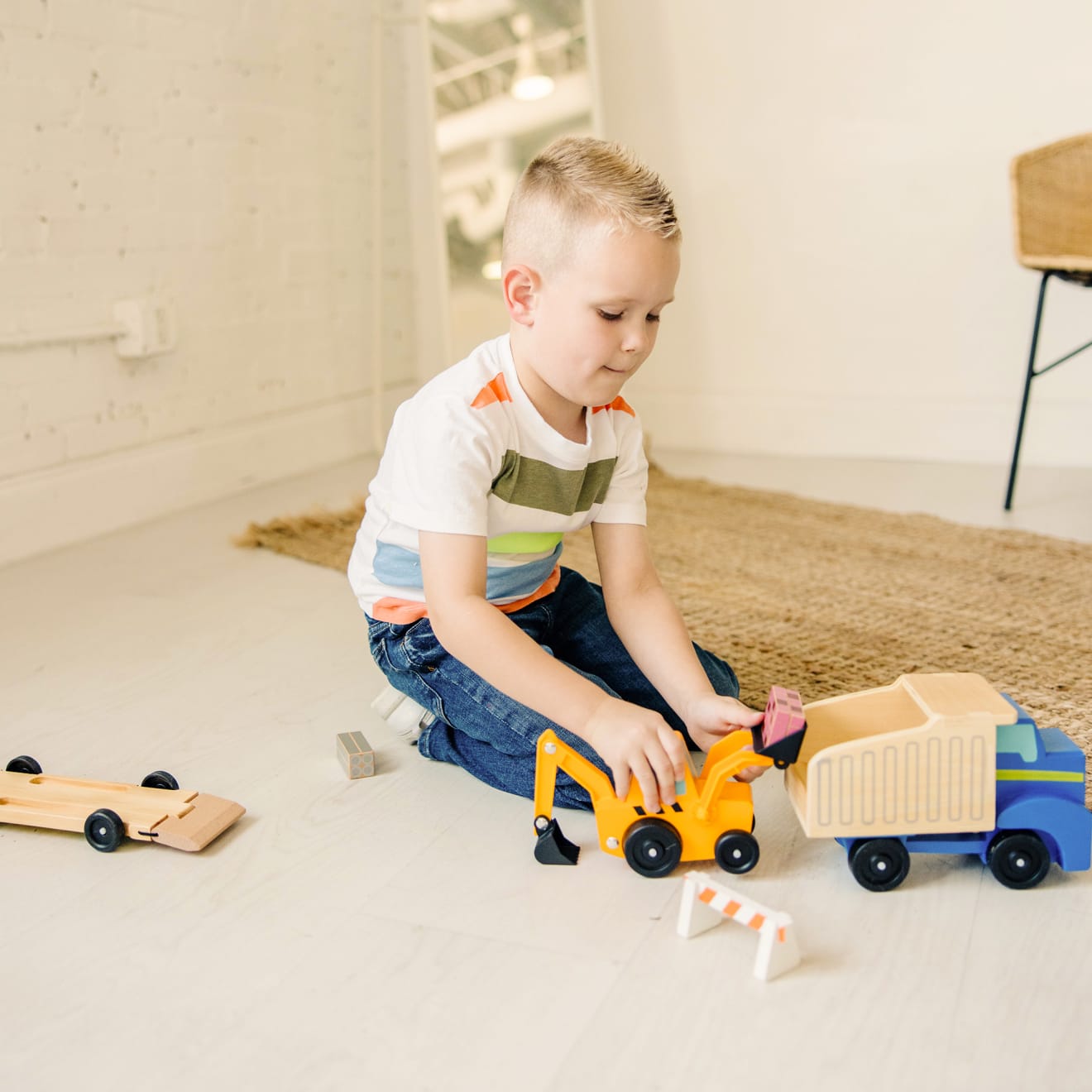 Melissa and doug dump truck and loader online