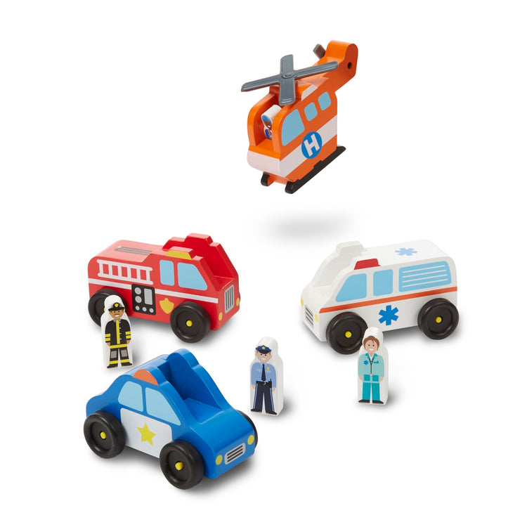 Round the Construction Zone Work Site Rug & Vehicle Set