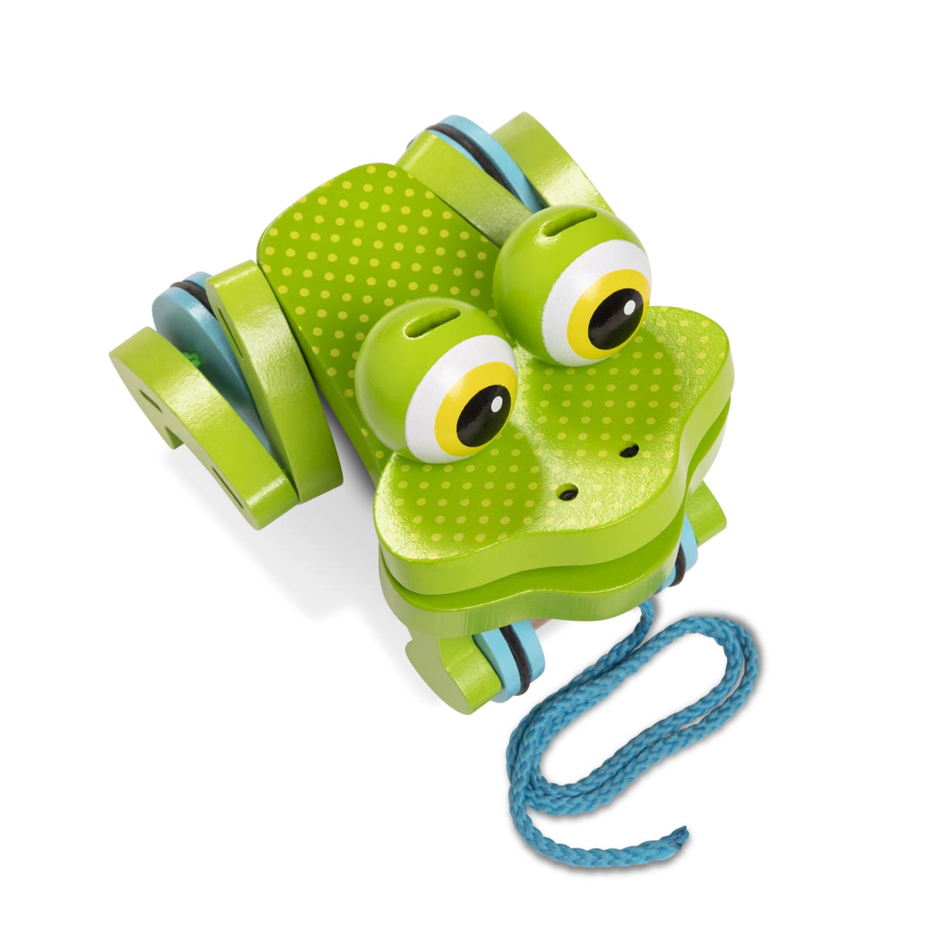 Melissa and doug cheap frog pull toy