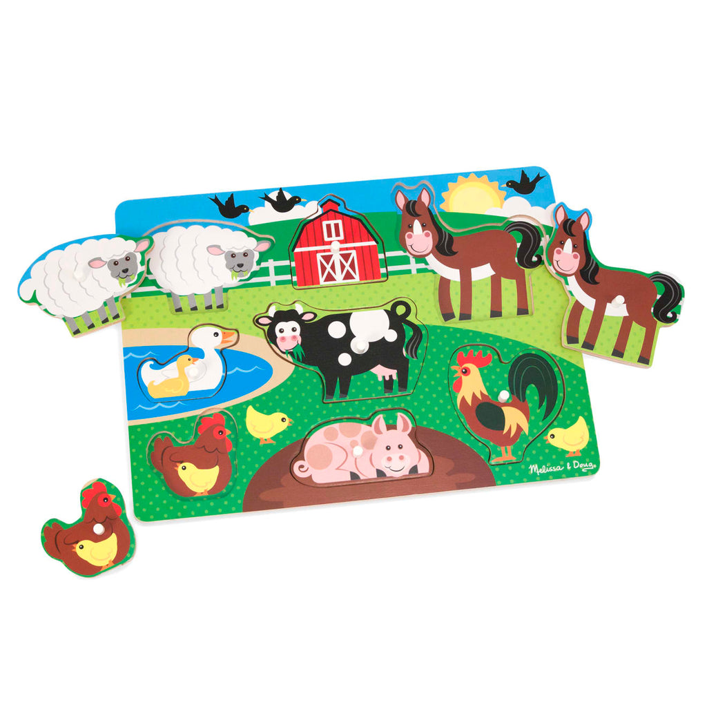 Creative Wooden Puzzle Animal Food Parent-Child Matching Puzzle